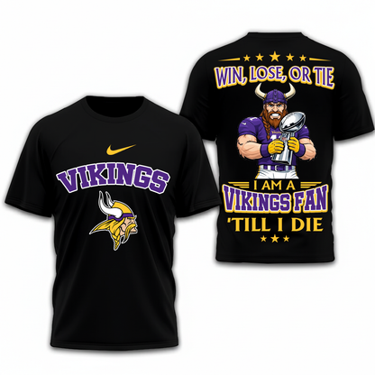 LIMITED EDITION - NEW CUSTOMIZED NFL05 MVK MINNESOTA VIKINGS UNISEX T-SHIRT, POLO, HOODIE & JACKETS