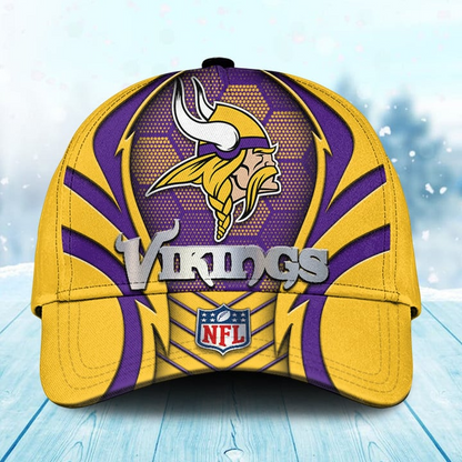 LIMITED EDITION - NEW CUSTOMIZED NFL05 MVK MINNESOTA VIKINGS CLASSIC CAP