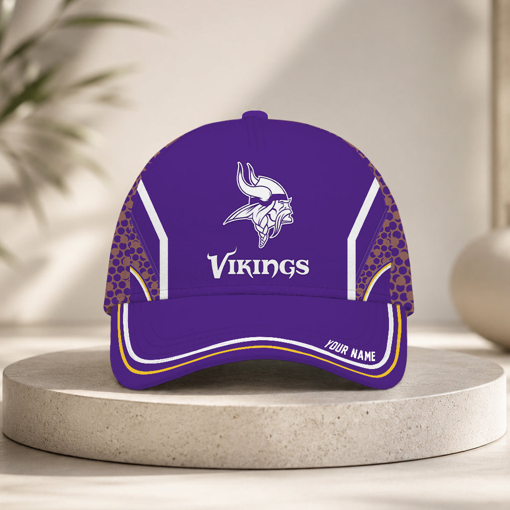 VIRAL EDITION - NEW CUSTOMIZED NFL05 MVK MINNESOTA VIKINGS CLASSIC CAP