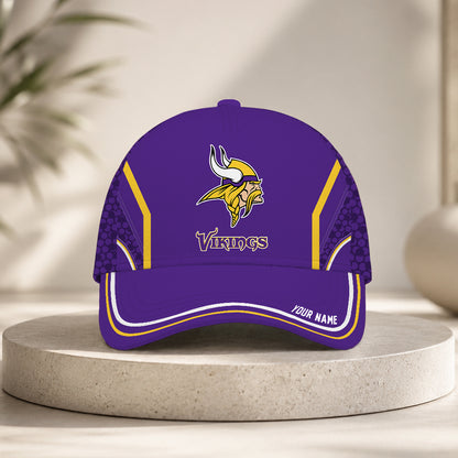 VIRAL EDITION - NEW CUSTOMIZED NFL05 MVK MINNESOTA VIKINGS CLASSIC CAP