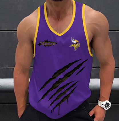SPECIAL EDITION - NEW CUSTOMIZED NFL05 MVK MINNESOTA VIKINGS UNISEX TANK TOP