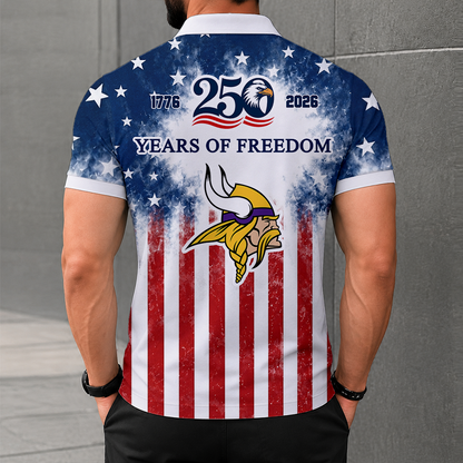 LIMITED EDITION - NEW CUSTOMIZED NFL05 MVK MINNESOTA VIKINGS POLO SHIRT, ZIP POLO SHIRT & T-SHIRTS