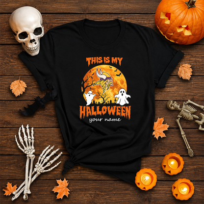[SPECIAL OFFER] NEW CUSTOMIZED NFL05 MVK MINNESOTA VIKINGS  HALLOWEEN T-SHIRT, HOODIE & ZIP HOODIE