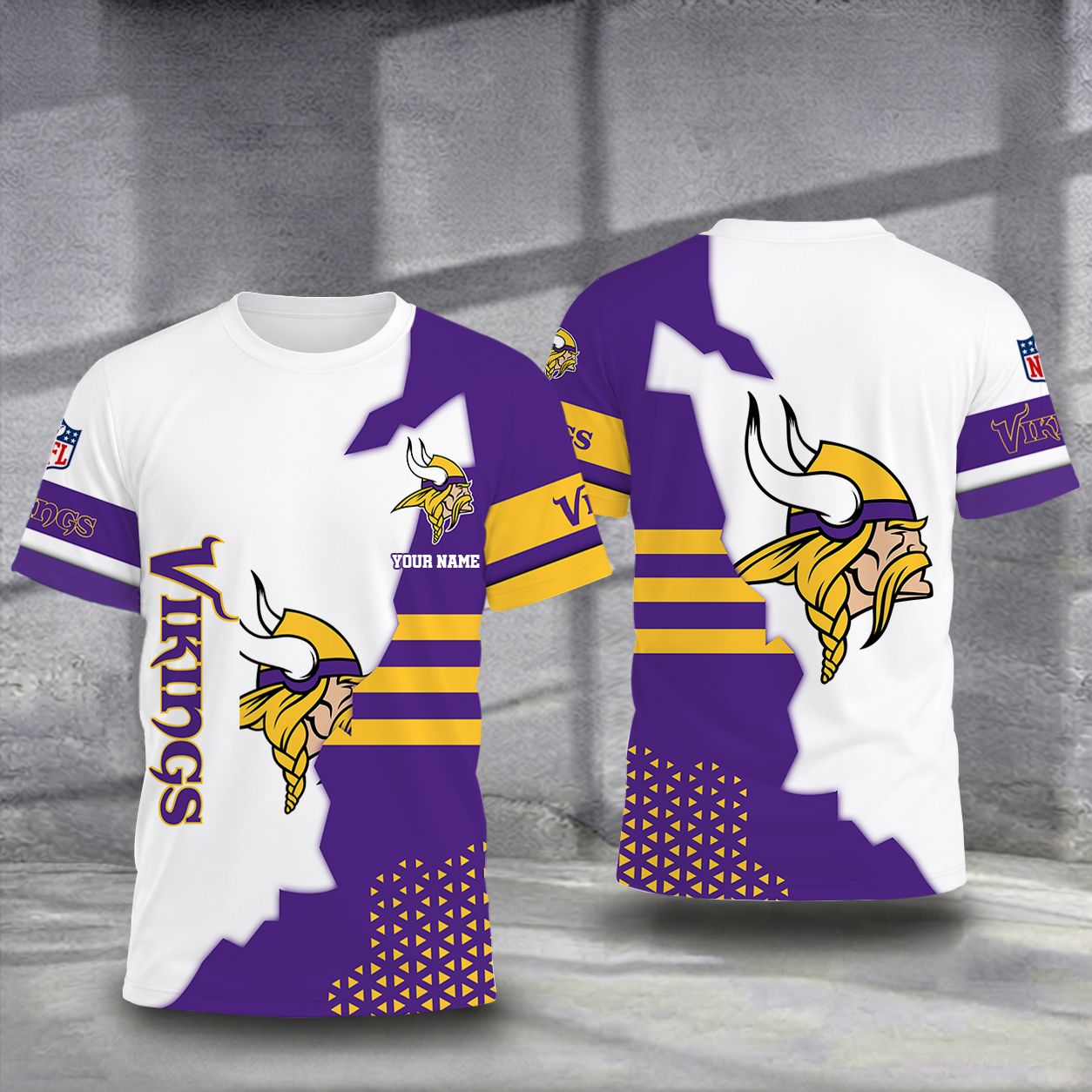 LIMITED EDITION - NEW CUSTOMIZED NFL05 MVK MINNESOTA VIKINGS T-SHIRT, POLO SHIRT, ZIP POLO SHIRT, SWEATSHIRT, HOODIE & ZIP HOODIE