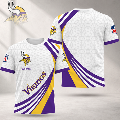 LIMITED EDITION - NEW CUSTOMIZED NFL05 MVK MINNESOTA VIKINGS T-SHIRT, POLO SHIRT, ZIP POLO SHIRT, SWEATSHIRT, HOODIE & ZIP HOODIE