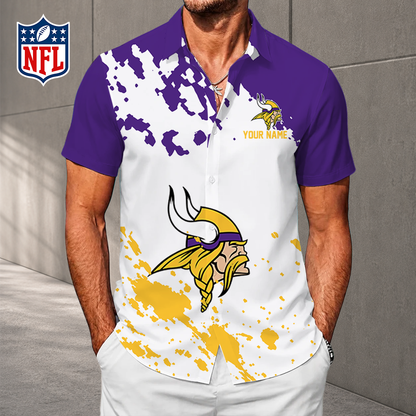 LIMITED EDITION - NEW CUSTOMIZED NFL05 MVK MINNESOTA VIKINGS UNISEX HAWAIIAN SHIRT