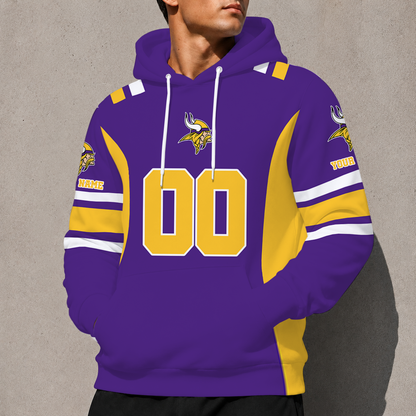 LIMITED EDITION - NEW CUSTOMIZED NFL05 MVK MINNESOTA VIKINGS T-SHIRT, POLO SHIRT, ZIP POLO SHIRT, SWEATSHIRT, HOODIE & ZIP HOODIE