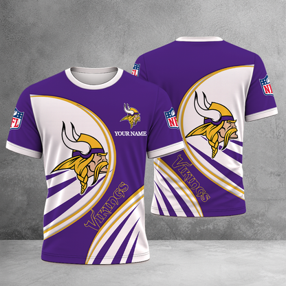 LIMITED EDITION - NEW CUSTOMIZED NFL05 MVK MINNESOTA VIKINGS T-SHIRT, POLO SHIRT, ZIP POLO SHIRT, SWEATSHIRT, HOODIE & ZIP HOODIE