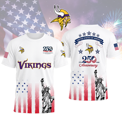 LIMITED EDITION - NEW CUSTOMIZED NFL05 MVK MINNESOTA VIKINGS T-SHIRT, POLO SHIRT, ZIP POLO SHIRT, SWEATSHIRT, HOODIE & ZIP HOODIE