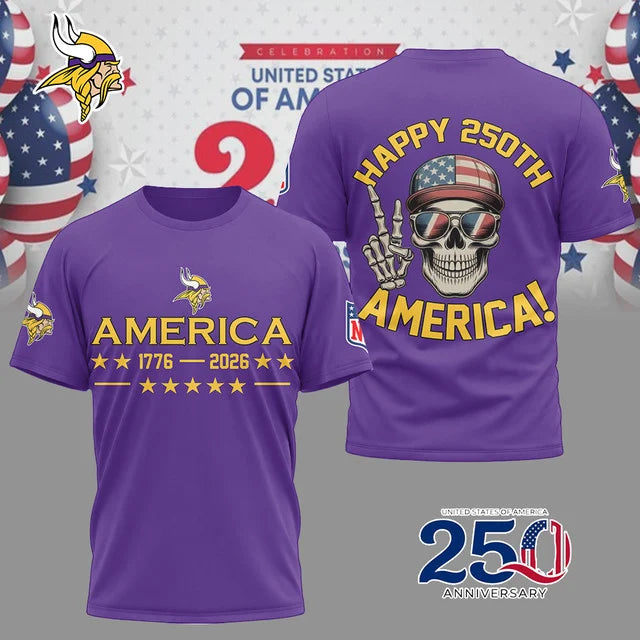LIMITED EDITION - NEW CUSTOMIZED NFL05 MN VIKINGS UNISEX T-SHIRT, SWEATSHIRT, HOODIE & ZIP HOODIE