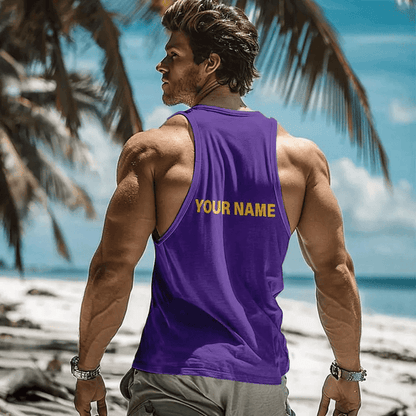[SPECIAL OFFER] NEW CUSTOMIZED NFL05 MVK MINNESOTA VIKINGS UNISEX TANK TOP