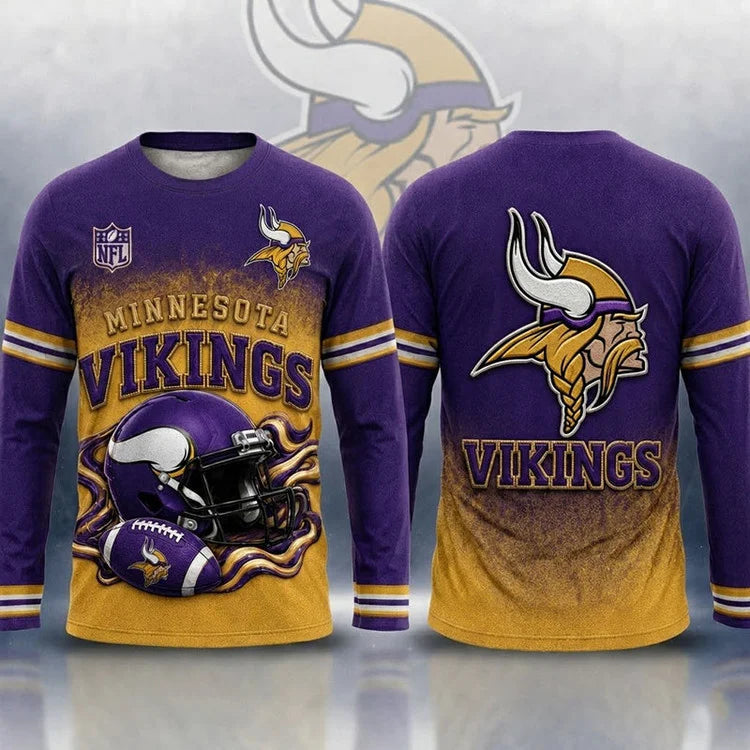 LIMITED EDITION - NEW CUSTOMIZED NFL05 MINNESOTA VIKINGS T-SHIRTS, POLO, SWEASHIRTS, V-NECK T-SHIRT, HOODIE & ZIP HOODIE
