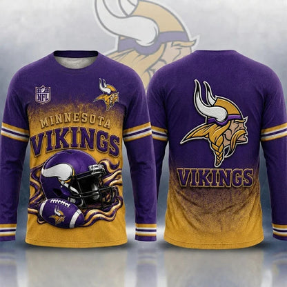 LIMITED EDITION - NEW CUSTOMIZED NFL05 MINNESOTA VIKINGS T-SHIRTS, POLO, SWEASHIRTS, V-NECK T-SHIRT, HOODIE & ZIP HOODIE