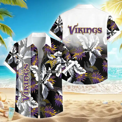 [SPECIAL OFFER] NEW CUSTOMIZED NFL05 MVK MINNESOTA VIKINGS UNISEX HAWAIIAN SHIRT