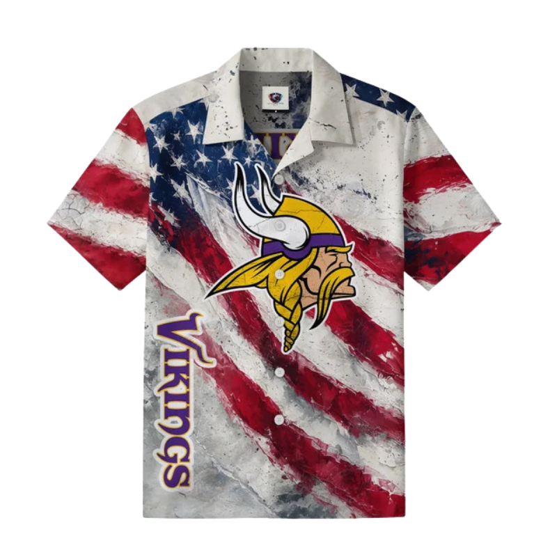 LIMITED EDITION - NEW CUSTOMIZED NFL05 MVK MINNESOTA VIKINGS UNISEX HAWAIIAN SHIRT