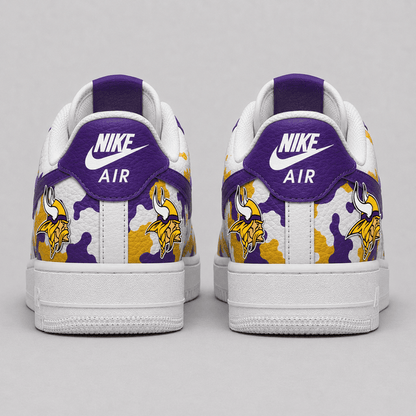 [SPECIAL OFFER] NEW CUSTOMIZED NFL05 MVK MINNESOTA VIKINGS AF1 SHOES