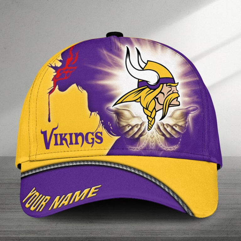 LIMITED EDITION - NEW CUSTOMIZED NFL05 MVK MINNESOTA VIKINGS CLASSIC CAP