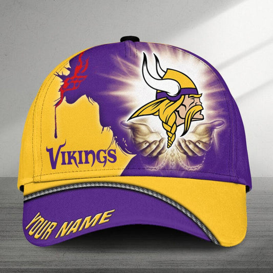 LIMITED EDITION - NEW CUSTOMIZED NFL05 MVK MINNESOTA VIKINGS CLASSIC CAP