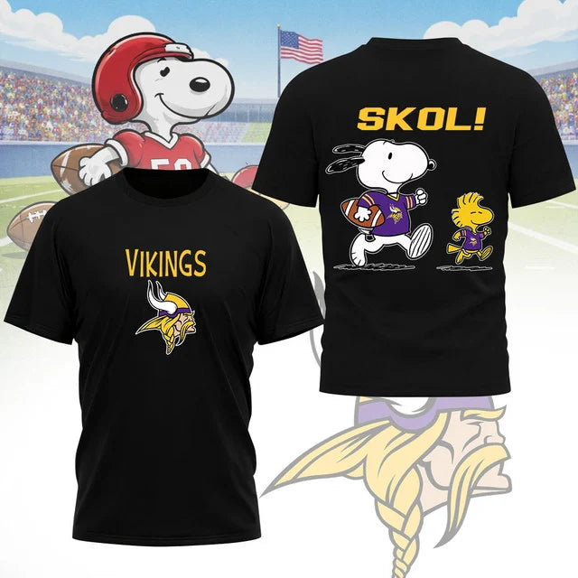 LIMITED EDITION - NEW CUSTOMIZED NFL05 MN VIKINGS UNISEX T-SHIRT, SWEATSHIRT, HOODIE & ZIP HOODIE