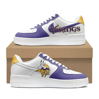 [SPECIAL OFFER] NEW CUSTOMIZED NFL05 MVK MINNESOTA VIKINGS AF1 SHOES