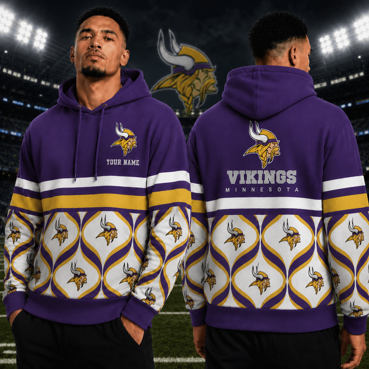 LIMITED EDITION - NEW CUSTOMIZED NFL05 MVK MINNESOTA VIKINGS T-SHIRT, HOODIE, ZIP HOODIE