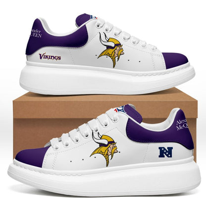 [SPECIAL OFFER] NEW CUSTOMIZED NFL05 MVK MINNESOTA VIKINGS MCQUEEN SHOES