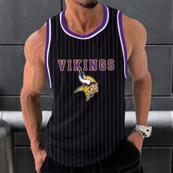[SPECIAL OFFER] NEW CUSTOMIZED NFL05 MVK MINNESOTA VIKINGS UNISEX TANK TOP