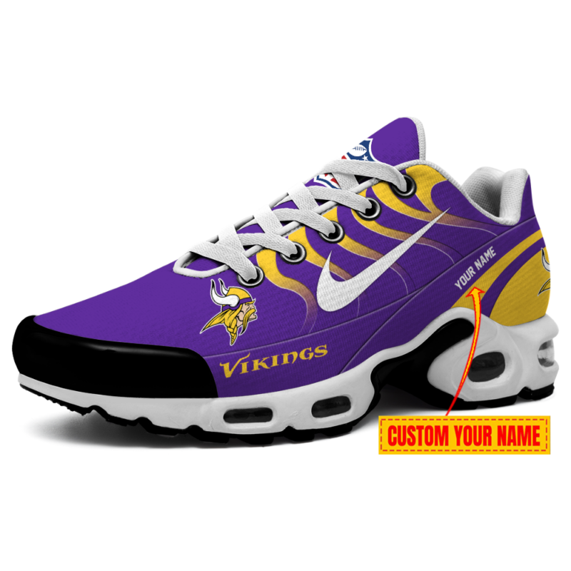 [SPECIAL OFFER] NEW CUSTOMIZED NFL05 MVK MINNESOTA VIKINGS AIR MAX PLUS SNEAKERS