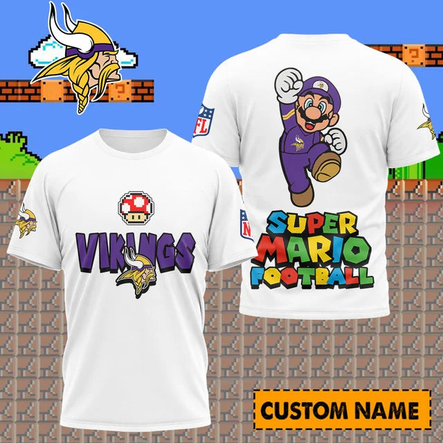 LIMITED EDITION - NEW CUSTOMIZED NFL05 MN VIKINGS UNISEX T-SHIRT, SWEATSHIRT, HOODIE & ZIP HOODIE