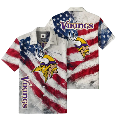 LIMITED EDITION - NEW CUSTOMIZED NFL05 MVK MINNESOTA VIKINGS UNISEX HAWAIIAN SHIRT