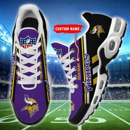 LIMITED EDITION - NEW CUSTOMIZED NFL05 MVK MINNESOTA VIKINGS AIR MAX PLUS SNEAKERS