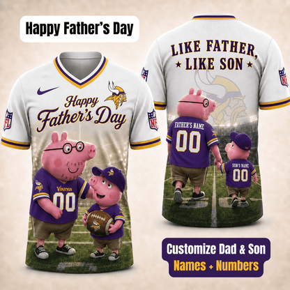 [FATHER'S DAY] NEW CUSTOMIZED NFL05 MVK MINNESOTA VIKINGS FOOTBALL JERSEY