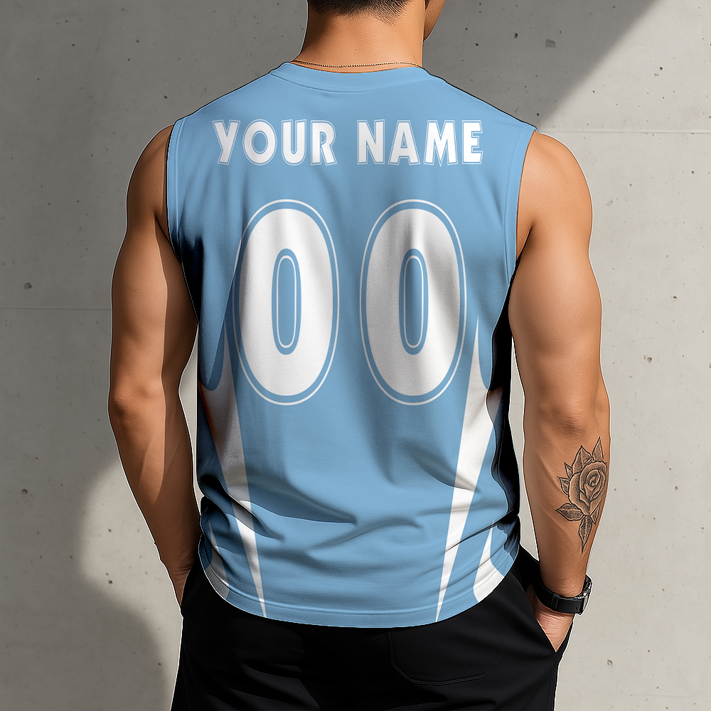 LIMITED DROP - NEW CUSTOMIZED | NCAA MAM05 NTH NC TAR HEELS MEN'S GYM SHIRT