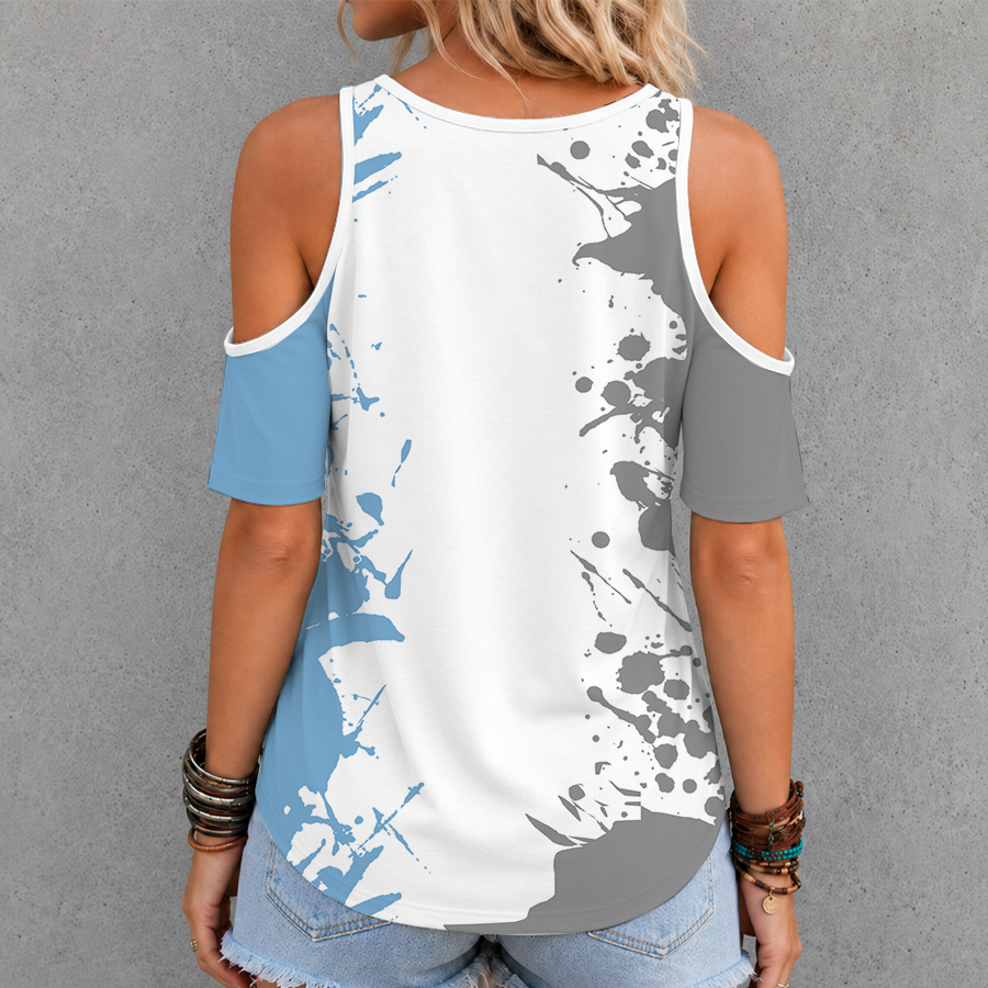 [FAN FAVORITE] NEW CUSTOMIZED NCAA MAM05 NTH NORTH CAROLINA TAR HEELS CRISS CROSS V-NECK TOP