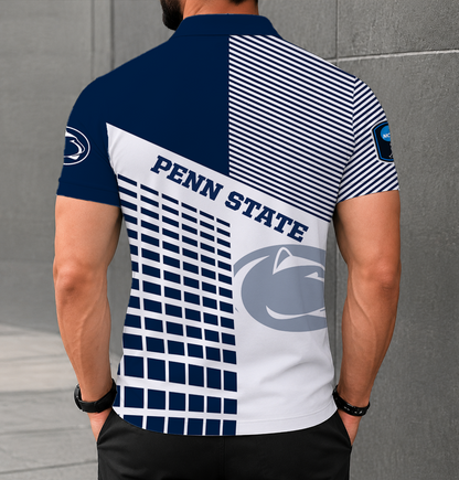 LIMITED EDITION - NEW CUSTOMIZED NCAA CFH05 PNL PENN STATE NITTANY LIONS POLO SHIRT