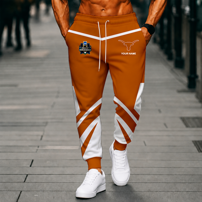 LIMITED EDITION - NEW CUSTOMIZED NCAA CWS05 TXL TEXAS LONGHORNS SWEATPANTS