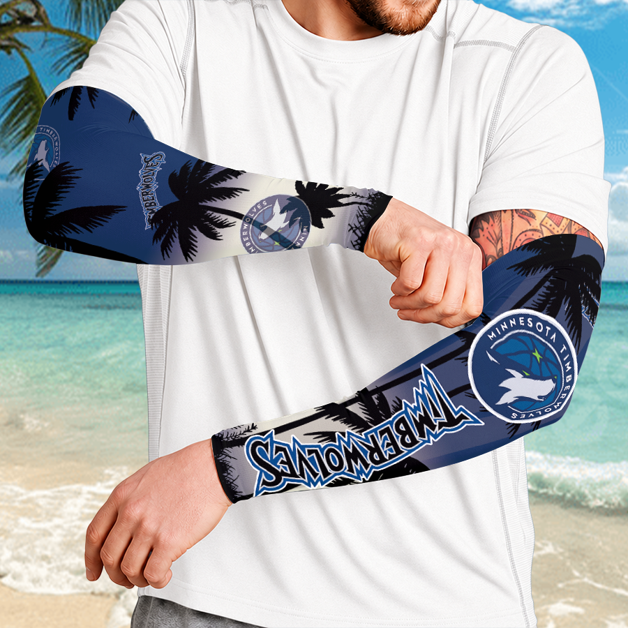 [HOT DEAL] NEW CUSTOMIZED NBA05 MTW MINNESOTA TIMBERWOLVES SUN ARM SLEEVES