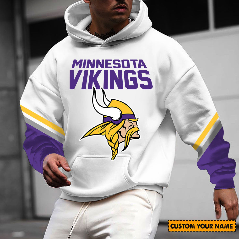 ELITE EDITION - NEW CUSTOMIZED NFL05 MVK MINNESOTA VIKINGS HOODIE, ZIP HOODIE, POLO SHIRT, ZIP POLO SHIRT, T-SHIRT & SWEATSHIRT