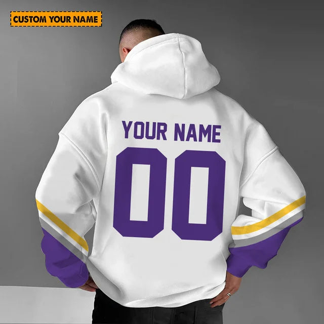 ELITE EDITION - NEW CUSTOMIZED NFL05 MVK MINNESOTA VIKINGS HOODIE, ZIP HOODIE, POLO SHIRT, ZIP POLO SHIRT, T-SHIRT & SWEATSHIRT