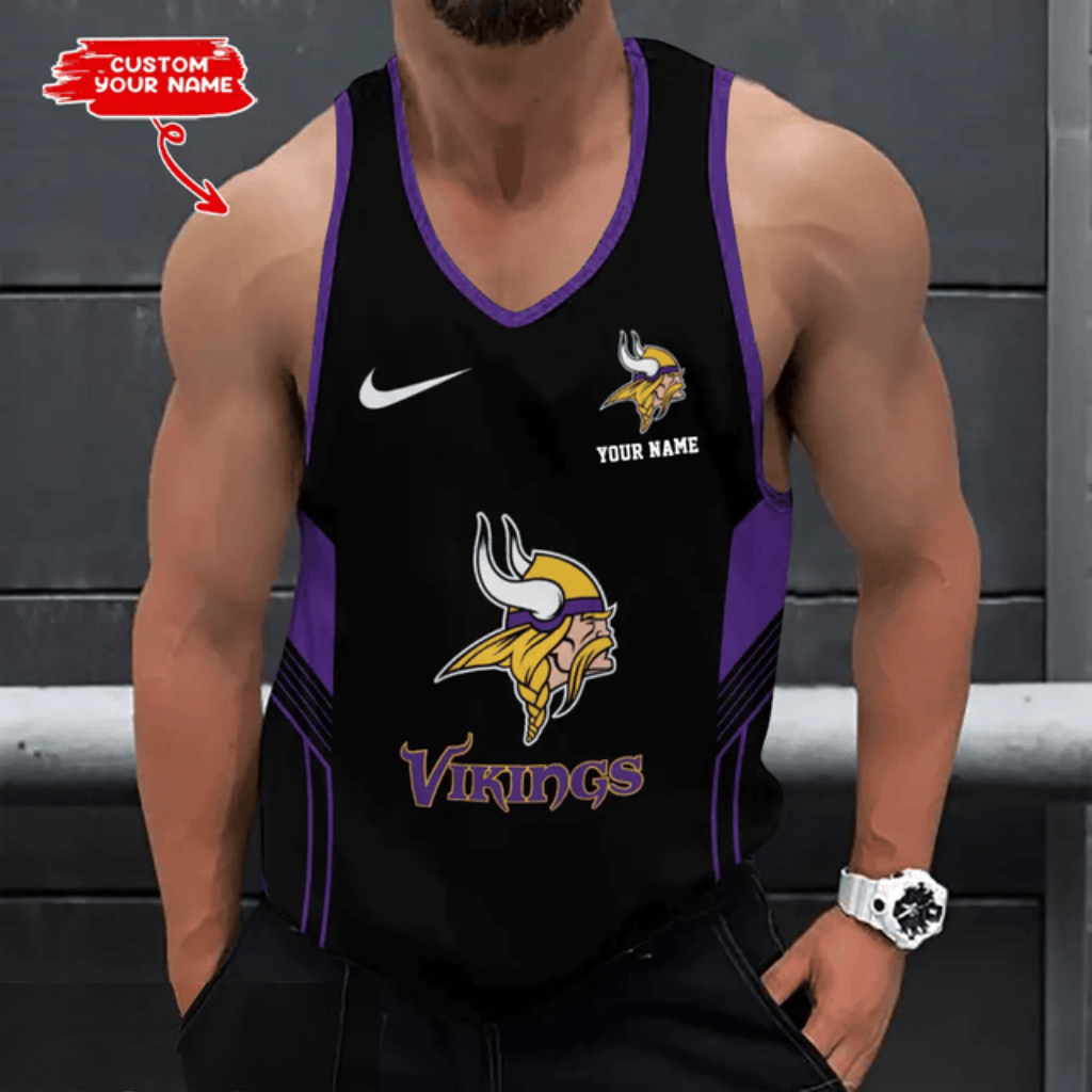 [SPECIAL OFFER] NEW CUSTOMIZED NFL05 MVK MINNESOTA VIKINGS UNISEX TANK TOP
