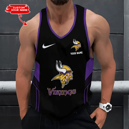 [SPECIAL OFFER] NEW CUSTOMIZED NFL05 MVK MINNESOTA VIKINGS UNISEX TANK TOP