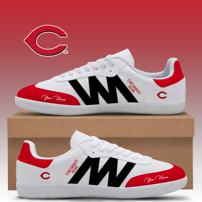 [FLASH SALE] NEW CUSTOMIZED MLB05 CRS CINCINNATI REDS CLASSIC SNEAKERS