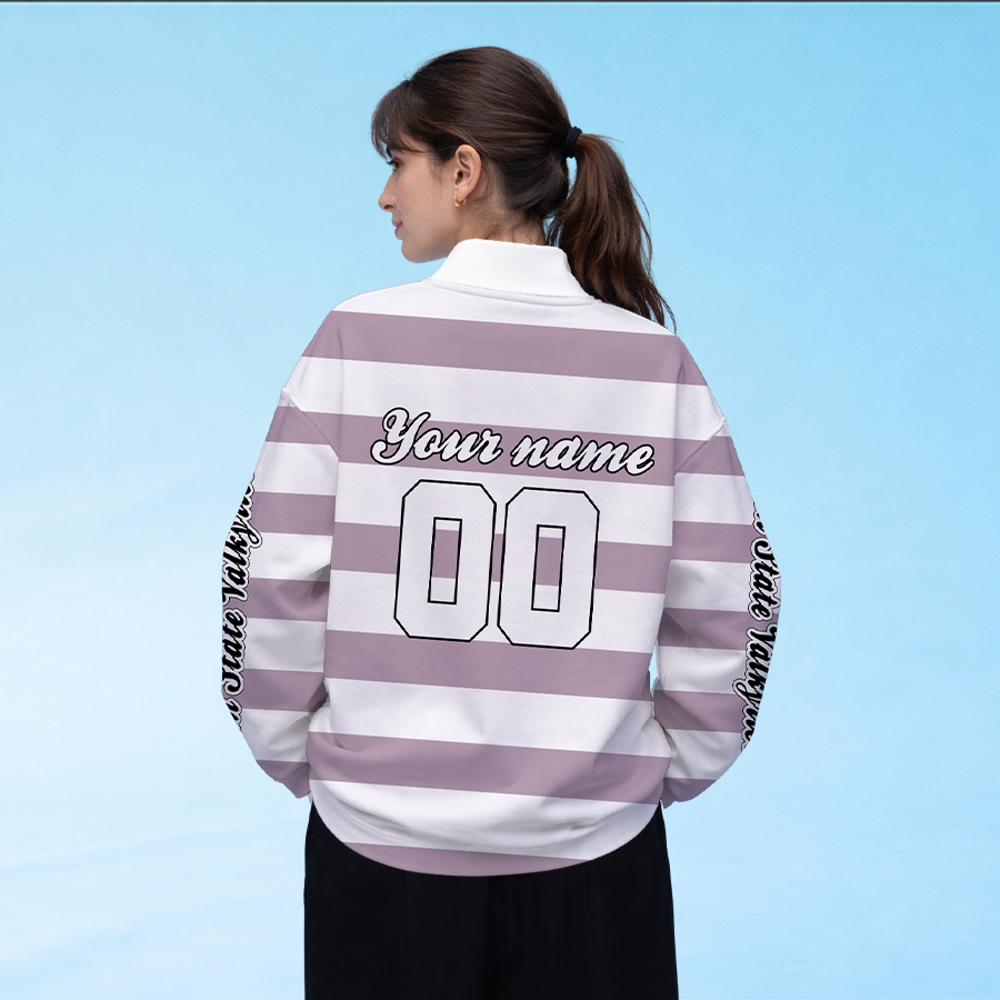 LIMITED EDITION - NEW CUSTOMIZED WNBA05 GSV GS VALKYRIES LONG SLEEVE POLO
