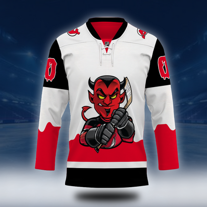 LIMITED EDITION - NEW CUSTOMIZED NHL06 NJD NEW JERSEY DEVILS UNISEX HOCKEY JERSEY