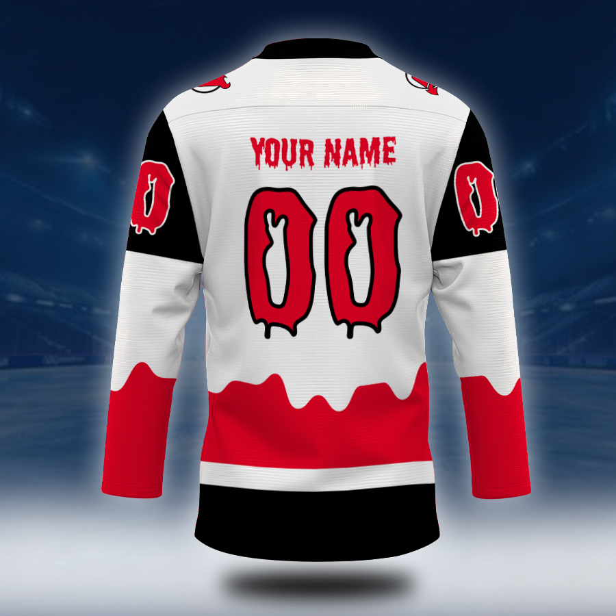 LIMITED EDITION - NEW CUSTOMIZED NHL06 NJD NEW JERSEY DEVILS UNISEX HOCKEY JERSEY