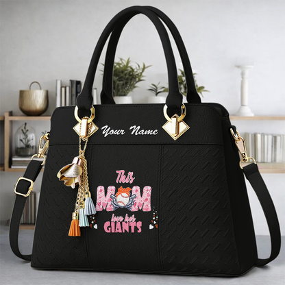 LIMITED EDITION - NEW CUSTOMIZED MLB06 SFG SAN FRANCISCO GIANTS ZIP HANDBAG MULTICOLOR