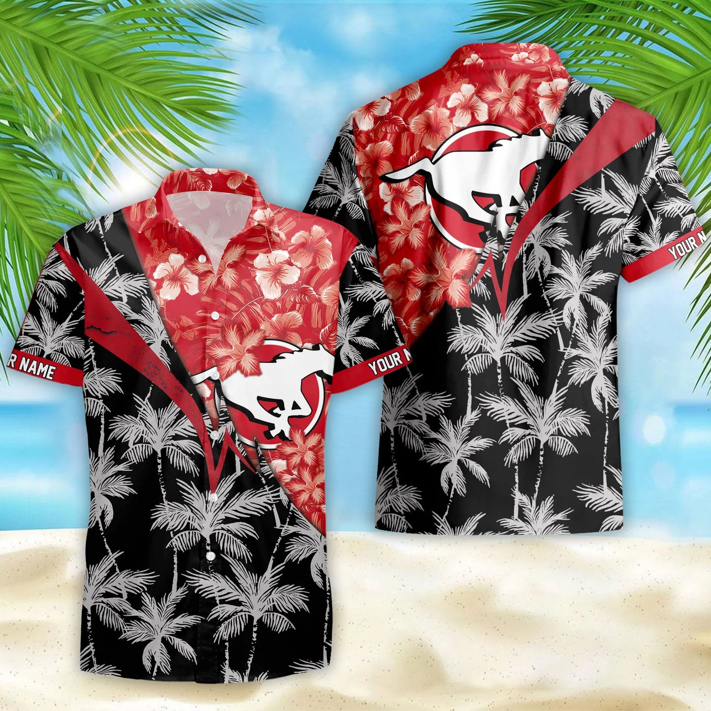 [FAN EXCLUSIVE] NEW CUSTOMIZED CFL06 CGY CALGARY STAMPEDERS UNISEX HAWAIIAN SHIRT