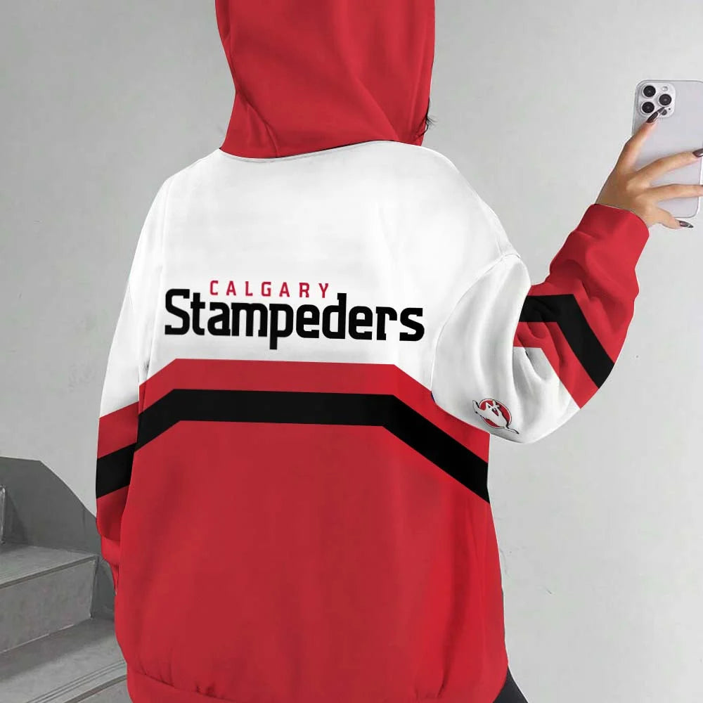 [FAN EXCLUSIVE] NEW CUSTOMIZED CFL06 CGY CALGARY STAMPEDERS HOODIE & ZIP HOODIE