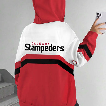 [FAN EXCLUSIVE] NEW CUSTOMIZED CFL06 CGY CALGARY STAMPEDERS HOODIE & ZIP HOODIE