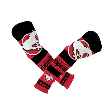 [FAN EXCLUSIVE] NEW CUSTOMIZED CFL06 CGY CALGARY STAMPEDERS SUN ARM SLEEVES